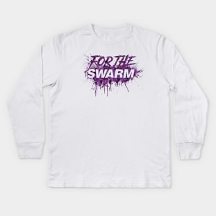 FOR THE SWARM Kids Long Sleeve T-Shirt